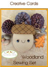 Woodland Sewing Set -Single Card